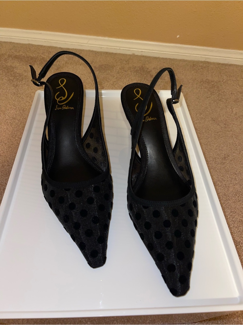 Sam Edelman Bianka Slingback Mesh Pointed Toe Pump, Women’s Size 7.5 - Picture 10 of 15